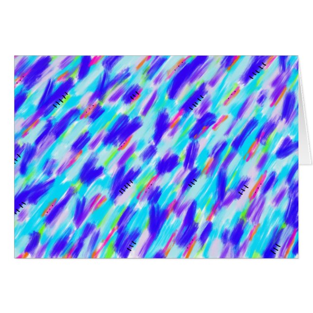 Färgad Chaos OBS Kort (Framsidan Horizontal)