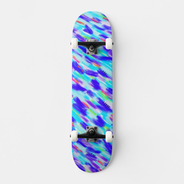 Färgad Chaos Skateboard (Framsida)
