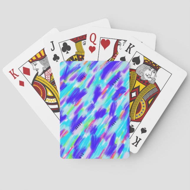 Färgad Chaos-uppspelningskort Casinokort (Baksidan)