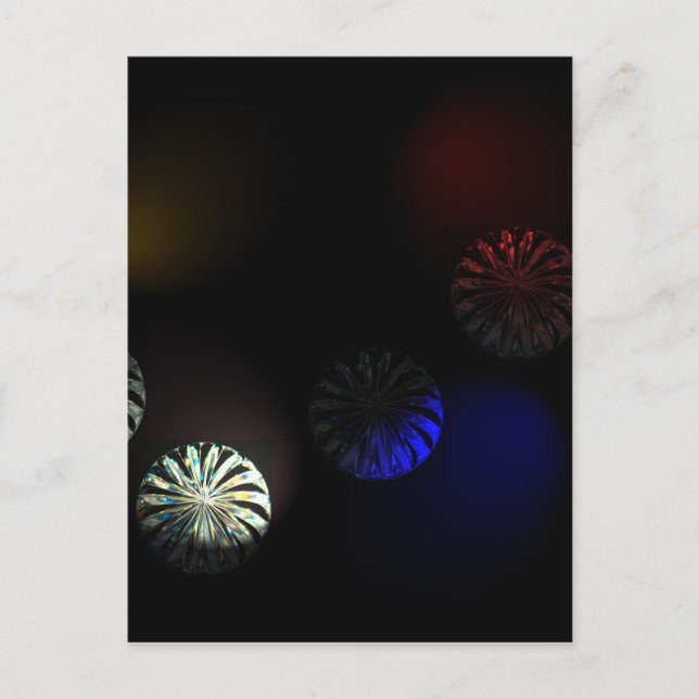 Färgad Cystal Imager Vykort (Framsida)