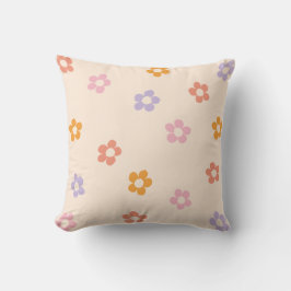 Färgad Daisy Cute Modern Mönster Kudde