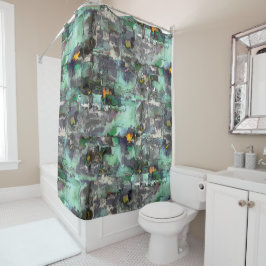 Färgad fejkad sten dominerade grönt av mynta till