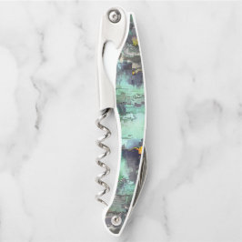 Färgad fejkad sten dominerade grönt av mynta till