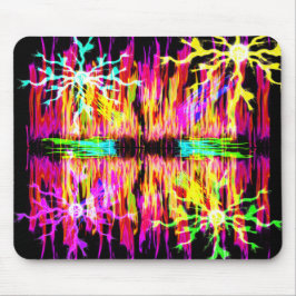 Färgad Fire and Sparks Mousepad Musmatta