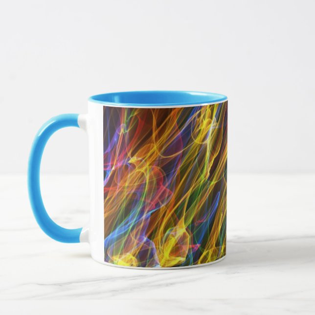 Färgad Flames Mugg (Vänster)