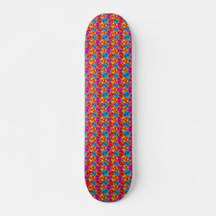 Färgad Flowers Skateboard
