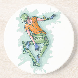 Färgad-flygande Skater Underlägg