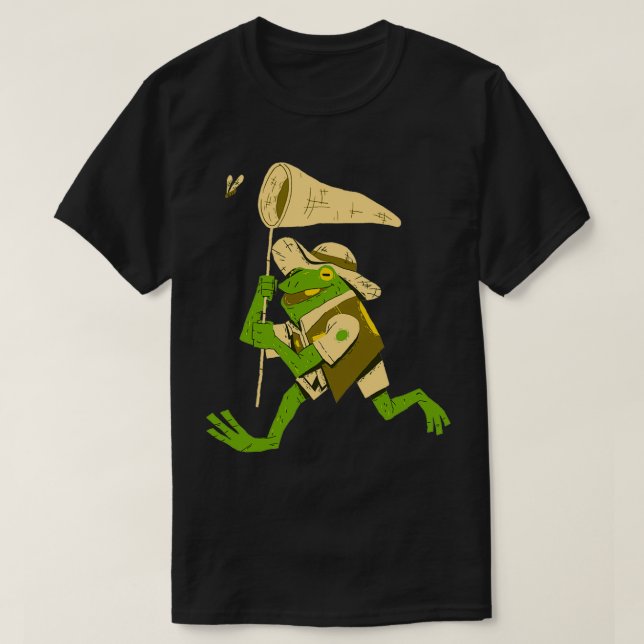 färgad för stor groda anpassningsbar t shirt (Design framsida)