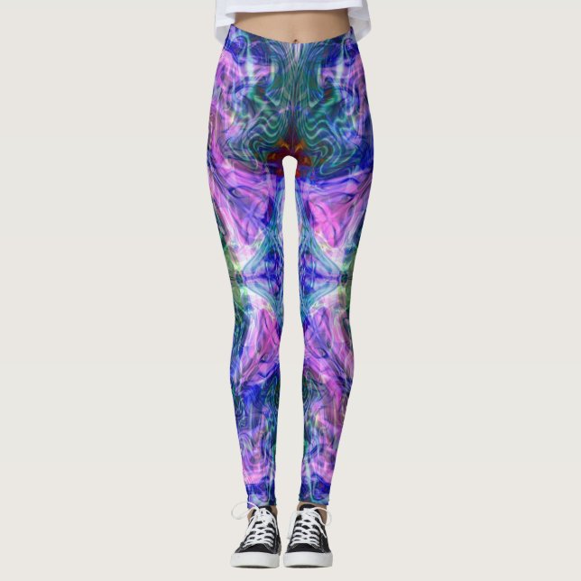 Färgad förångare 2 Förleging Leggings (Framsida)