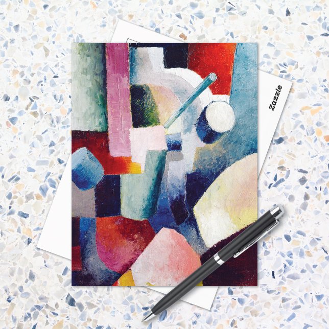 Färgad Formulär 1914 August Macke Vykort (Skapare uppladdad)