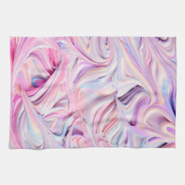 Färgad Frosting Swirl Kökshandduk