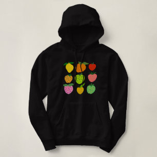 Färgad frukt mönster t shirt