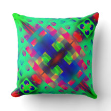 Färgad, fyrkanter, djupa i mitten