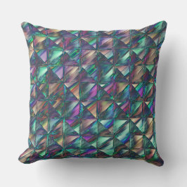 Färgad fyrkantig nedfläckad med smutsig präglad ka kudde