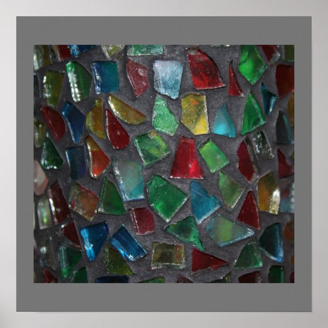 Färgad glasutskrift poster (Framsidan)