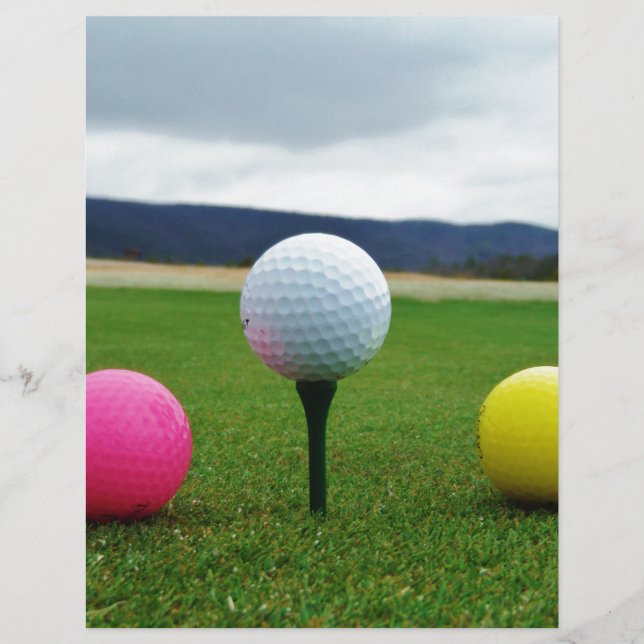 Färgad Golf Bollar, bergsgaranti (Framsida)