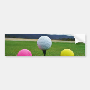 Färgad Golf Bollar, bergsgaranti Bildekal