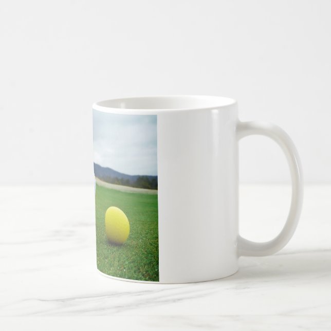 Färgad Golf Bollar, bergsgaranti Kaffemugg (Höger)