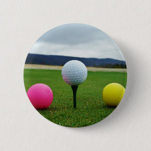 Färgad Golf Bollar, bergsgaranti Knapp