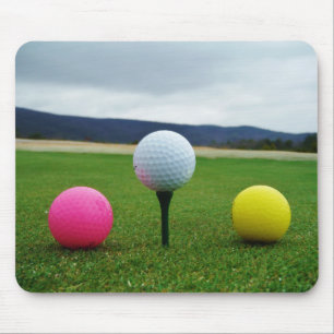 Färgad Golf Bollar, bergsgaranti Musmatta