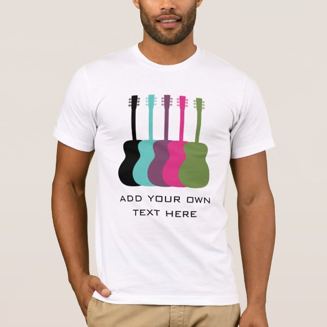 Färgad Guitars Manar Shirt Tee Shirt (Framsida)