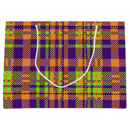 FÄRGAD HALLOWEEN PLAID MÖNSTER