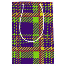 FÄRGAD HALLOWEEN PLAID MÖNSTER