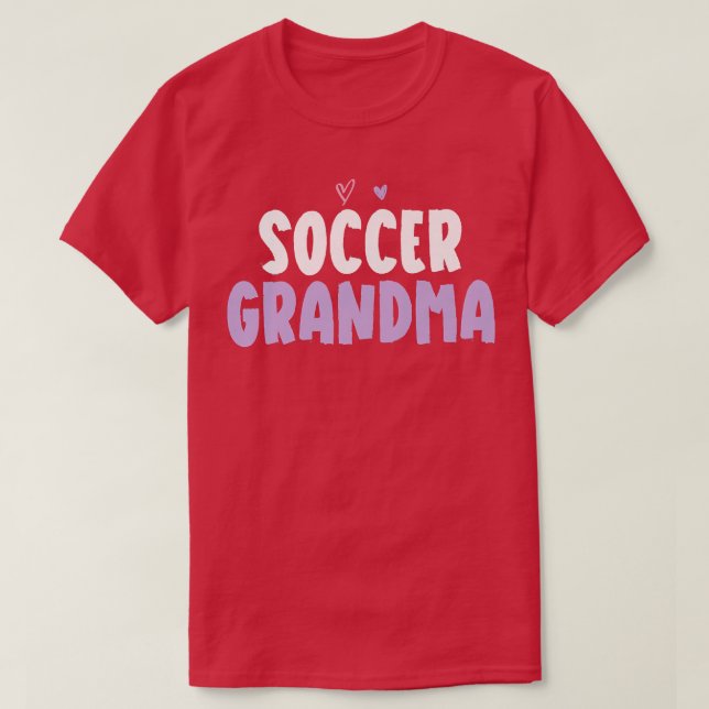 Färgad Heart Funny Ocer Grandma Sitchma T Shirt (Design framsida)