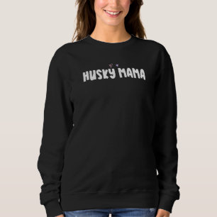 Färgad Heart Husky Mamma Say T Shirt