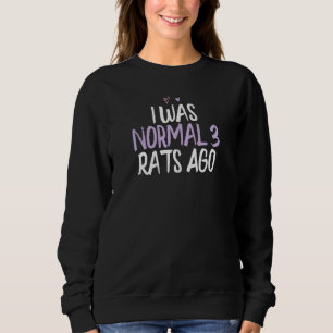 Färgad Heart I var normalt för 3 Råttor sen och sa T Shirt