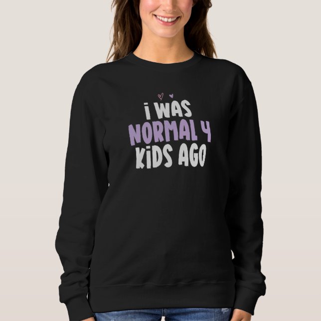 Färgad Heart I var normalt för 4 barn sen. T Shirt (Framsida)