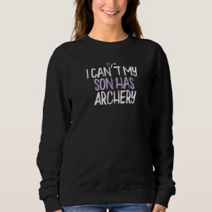 Färgad Heart jag kan inte min son har Arkery säger T Shirt