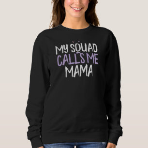 Färgad Heart Mitt torget kallar mig Mamma Satt Jok T Shirt