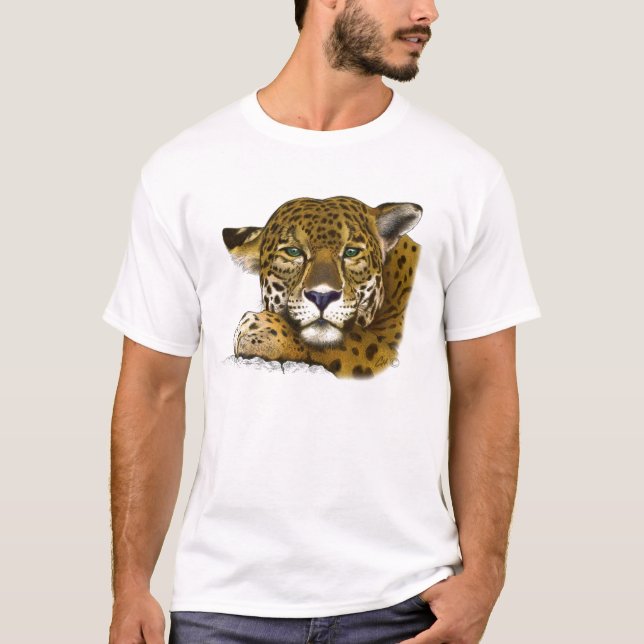 Färgad jaguar tee shirt (Framsida)
