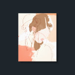 Färgad kontur, Female Porträtt Canvastryck<br><div class="desc">Målat Porträtt I senast i juni Erica Vess. | 142233GG</div>