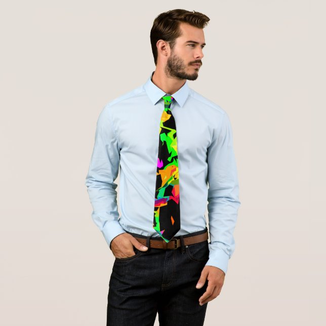 Färgad lågor slips (In Situ)