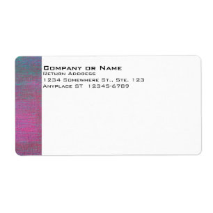 Färgad leveransetikett fraktsedel