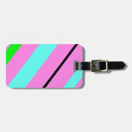 Färgad linjer bagagebricka