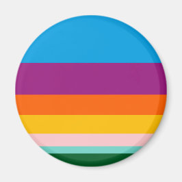 Färgad linjer magnet