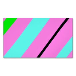 Färgad linjer magnetiska visitkort