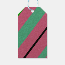 Färgad linjer presentetikett