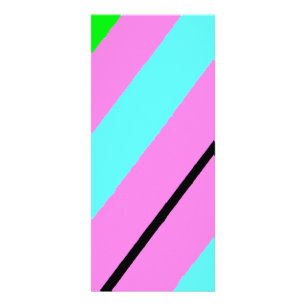 Färgad linjer reklamkort