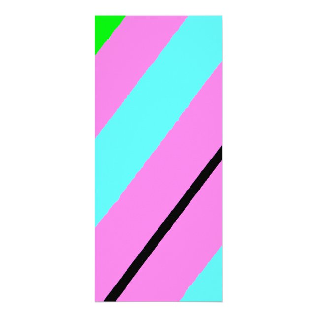 Färgad linjer reklamkort (Framsidan)