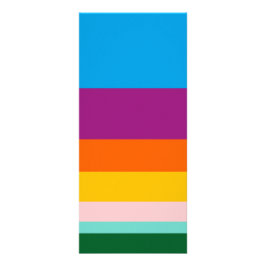 Färgad linjer reklamkort