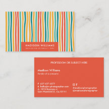 Färgad Linjer Snyggt Trendig Modern Business Busin