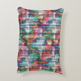 Färgad med slitet rand, virtuellt liggande prydnadskudde