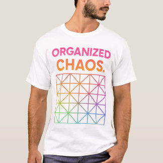 Färgad mönster t shirt
