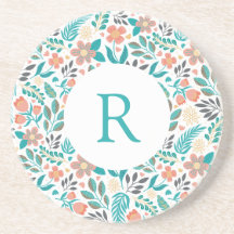 Färgad musknapp för vår blommor mönster