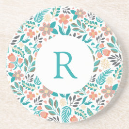 Färgad musknapp för vår blommor mönster underlägg