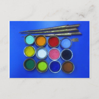 färgad och att bygga en buddistisk mandala-inbjuda inbjudningar